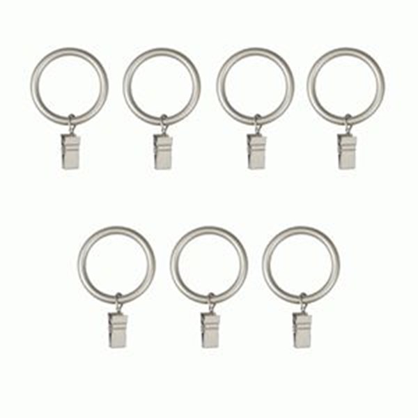 Picture of Set 7 argollas cortina nickel 2.5cm CLIP