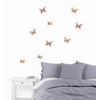 Picture of Decoración pared cobre x9 METAL MARIPOSA