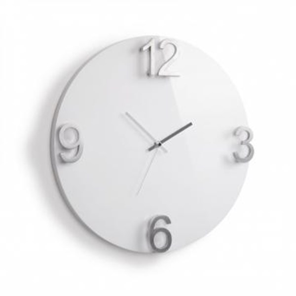 OGA - Home Design Products. Reloj de pared blanco ELAPSE