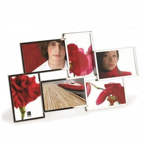 Picture of Portarretratos 10x15cm x6 cromo FLO