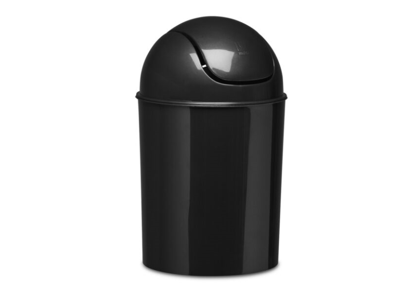 OGA - Home Design Products. PAPELERA NEGRA 5 LITROS MINI