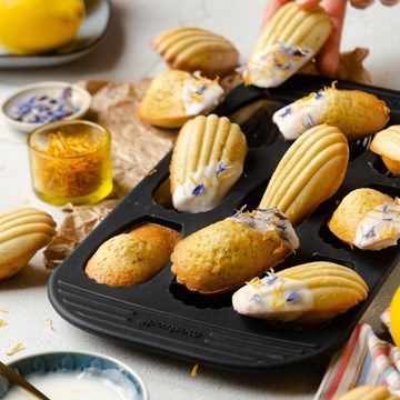 MOLDE DE MADELEINES DE SILICONA