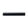 Perchero de pared negro x5 FLIP