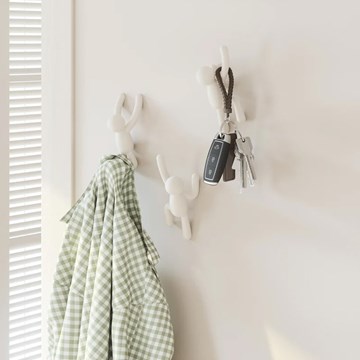 ganchos pared blanco buddy 