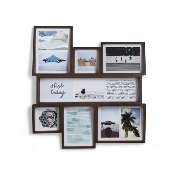 Portarretratos nuez x7 EDGE MULTI WALL