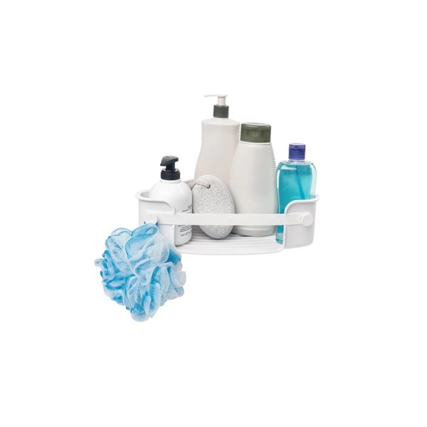 estante esquinero flex blanco