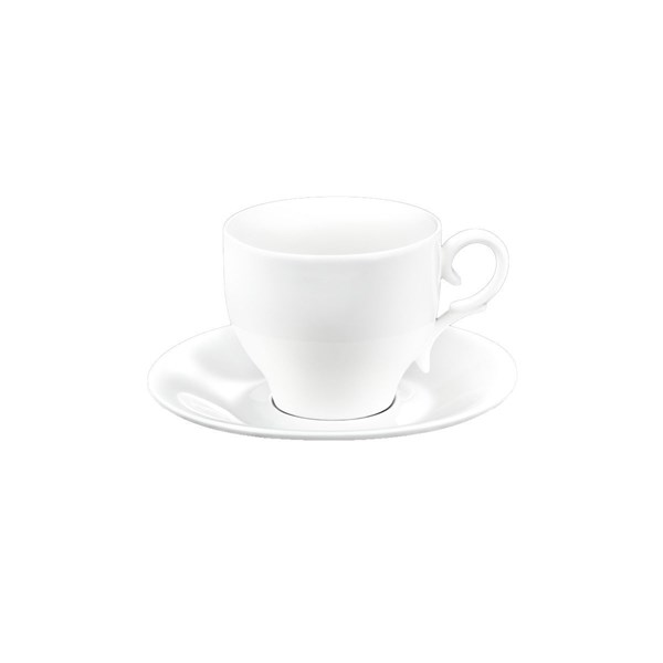 Taza café con plato 90ml FINE