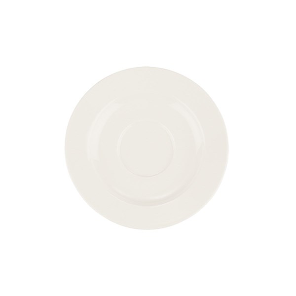 Plato taza café 13cm BLANCO BANQUET