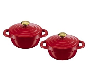 Imagen de SET 2 MINI-COCOTTE 11CM - ROJO AIR