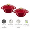 Picture of SET 2 MINI-COCOTTE 11CM - ROJO AIR