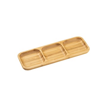 Copetinero rectangular bambú
