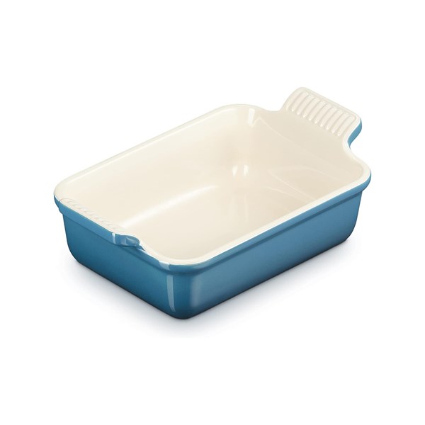FUENTE RECTANGULAR  19CM DEEP TEAL