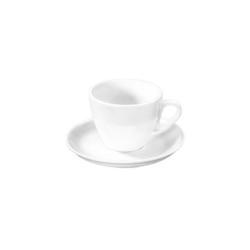 Taza café con plato 75ml FINE