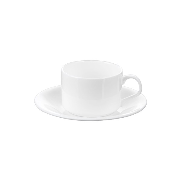 Taza té con plato 160ml FINE