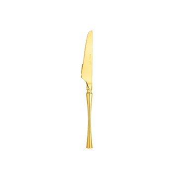 Cuchillo de mesa dorado 22.5cm DIVA