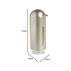 Dispensador jabón 355ml nickel PINGÜINO