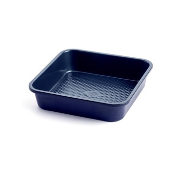 MOLDE TARTA CUADRADO 20CM ACERO AL CARBONO 