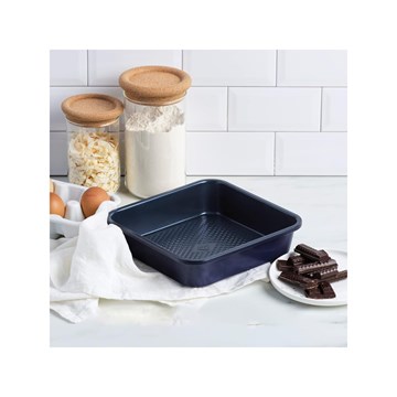 MOLDE TARTA CUADRADO 20CM ACERO AL CARBONO 