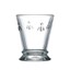 VASO 260ML TRANSPARENTE ABEILLE