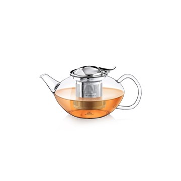 Tetera c/infusor inox. 650ml THERMO GLASS