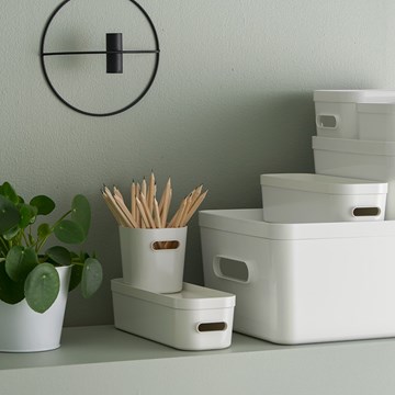 TAPA DE CAJA ORGANIZADORA COMPACT SLIM BCO SMARTSTORE