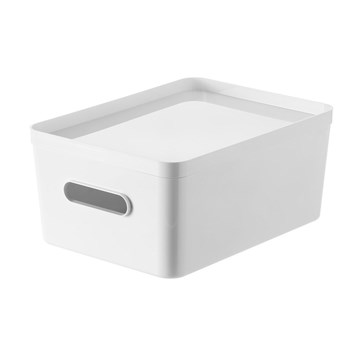 TAPA DE CAJA ORGANIZADORA COMPACT L BCO SMARTSTORE
