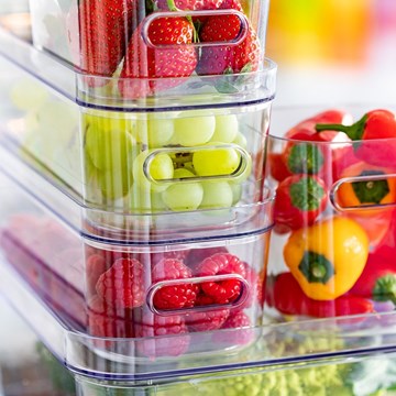TAPA DE CAJA ORGANIZADORA COMPACT CLEAR SLIM TRANSP SMARTSTORE