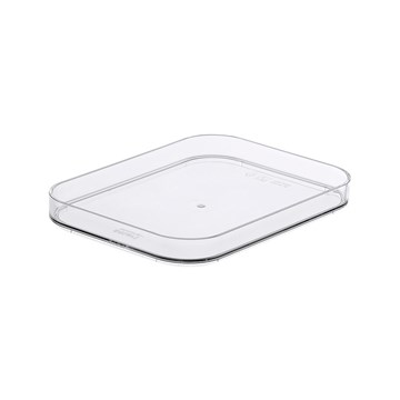 TAPA DE CAJA ORGANIZADORA COMPACT CLEAR S TRANSP SMARTSTORE