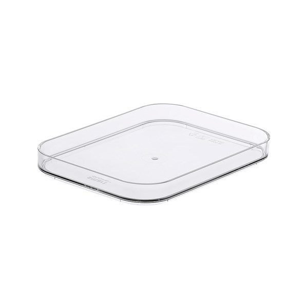TAPA DE CAJA ORGANIZADORA COMPACT CLEAR S TRANSP SMARTSTORE