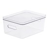 TAPA DE CAJA ORGANIZADORA COMPACT CLEAR M TRANSP SMARTSTORE