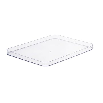 TAPA DE CAJA ORGANIZADORA COMPACT CLEAR L TRANSP SMARTSTORE