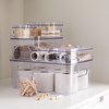 TAPA DE CAJA ORGANIZADORA COMPACT CLEAR L TRANSP SMARTSTORE