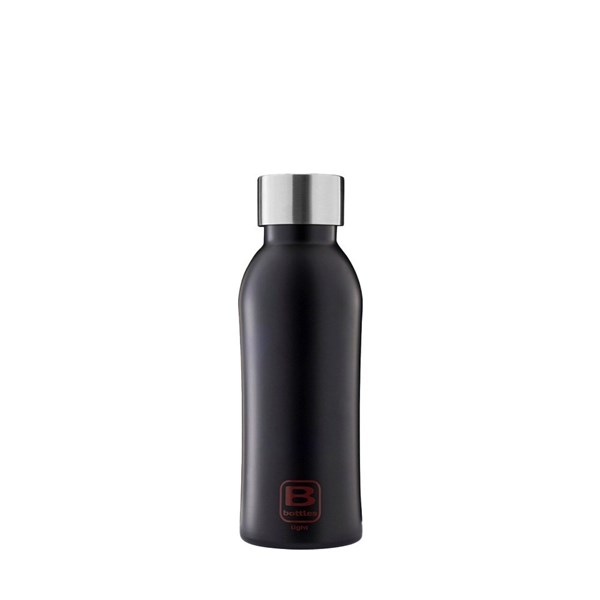 BOTELLA DEPORTIVA NEGRA 530ML LIGHT
