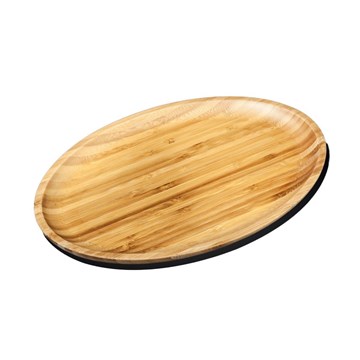 Fuente ovalada bambú 35.5x24.5cm