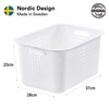 CESTA ORGANIZADORA 20 BLANCA SMARTSTORE