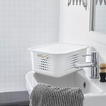 TAPA DE CESTA ORGANIZADORA BLANCA SMARTSTORE