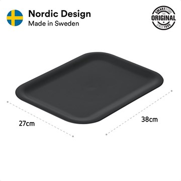 TAPA DE CESTA ORGANIZADORA NEGRA SMARTSTORE