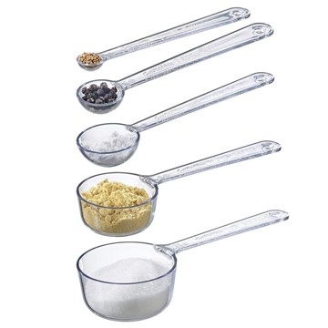 SET 5 CUCHARAS MEDIDORAS GASTROMAX