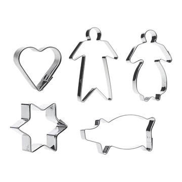 SET DE 5 CORTADORES DE FORMAS GASTROMAX