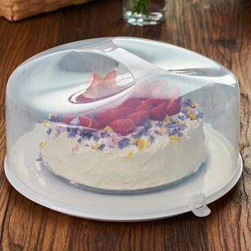 PORTA TORTA C/CAMPANA PLASTICO GASTROMAX