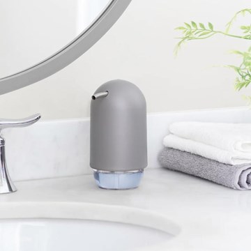 Dispensador de jabón gris 236ml TOUCH