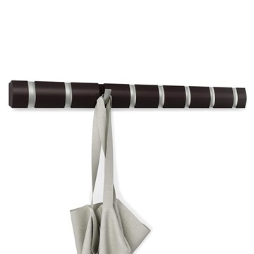 Perchero de pared espresso x8 FLIP