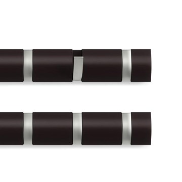 Perchero de pared espresso x8 FLIP