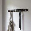 Perchero de pared espresso x8 FLIP