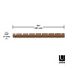 PERCHERO PARED NUEZ/ORO X8 FLIP