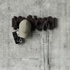 Perchero de pared espresso x5 STICKS
