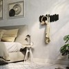 Perchero de pared negro x5 STICKS