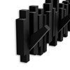 Perchero de pared negro x5 STICKS