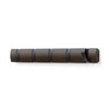 Perchero de pared negro/nuez x5 FLIP