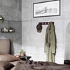 Perchero de pared espresso x5 FLIP